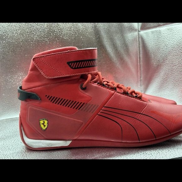 RARE 🚀 Sz 10.5 PUMA Scuderia Ferrari AEROCAT Mid Drift Cat SHOES 306856 02 Men - Picture 3 of 15